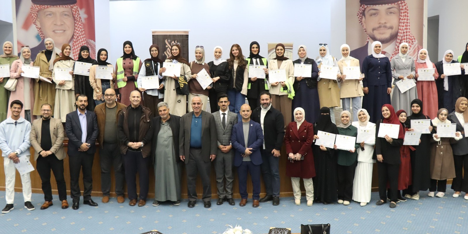  بمشاركة 470 مستفيداً اختتام المرحلة الثانية من برنامج “تمكين وتأهيل الشباب لسوق العمل” في جامعة الحسين بن طلال 